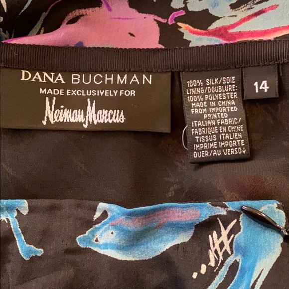 Dana Buchman Silk Floral Skirt - Picture 4 of 4